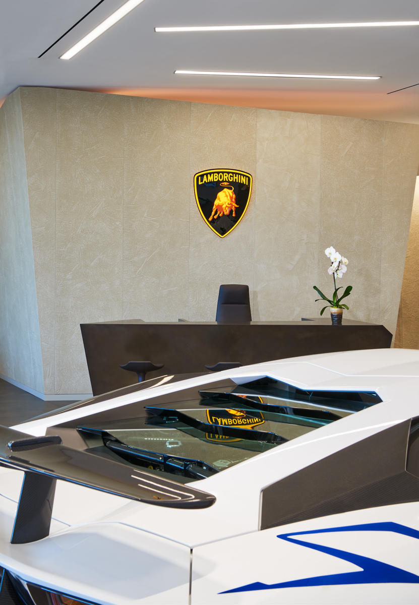 Architect: VA-Spaces   |   Project: Lamborghini Showroom