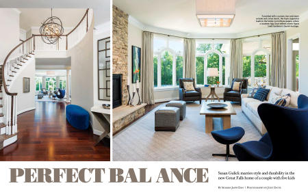 Home & Design "Perfect Balance" for Susan Gulick Interiors
