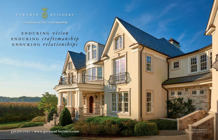 Pyramid Builders ad for  Home & Design Magazine, Annapolis MD