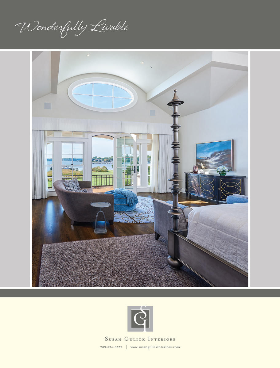 Susan Gulick Interiors
Home & Design Ad