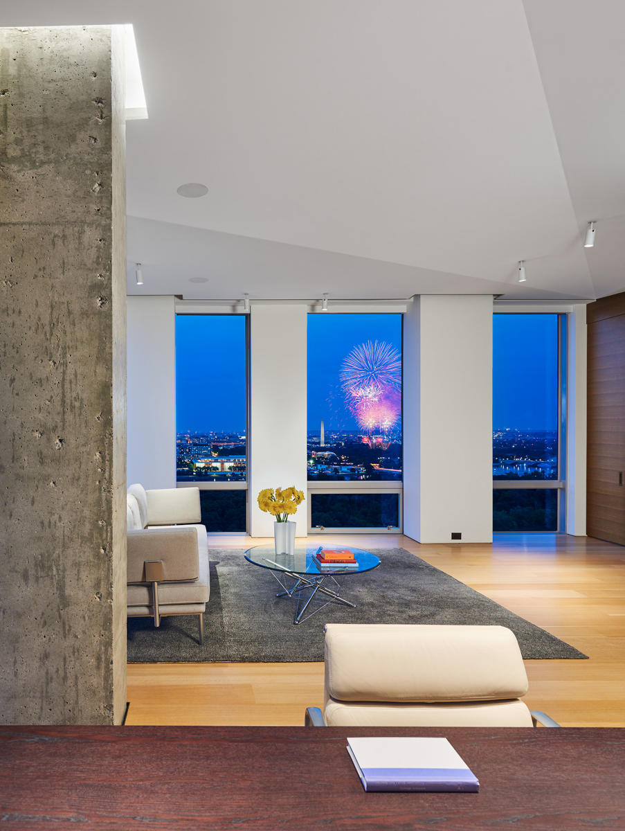Architect: Robert M Gurney, FAIA
Project: Private Residence, Rosslyn VA