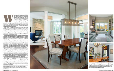 Home & Design "Perfect Balance" for Susan Gulick Interiors